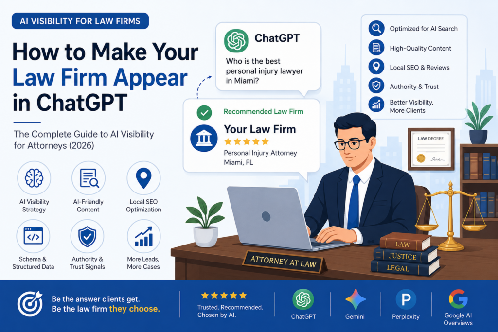 How to Make Your Law Firm Appear in ChatGPT (2026 Guide) | digitalrashmi.com